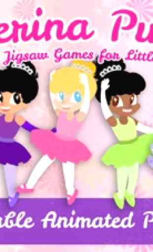 Puzzle de bailarinas para niñas - Ballet de Estrellas Juegos de rompecabezas para niñas pequeñas 1