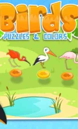 Juegos de Puzzle para Niños y Niñas 3+ años: Birds 1