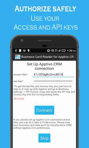 Business Card Reader for Apptivo CRM 2