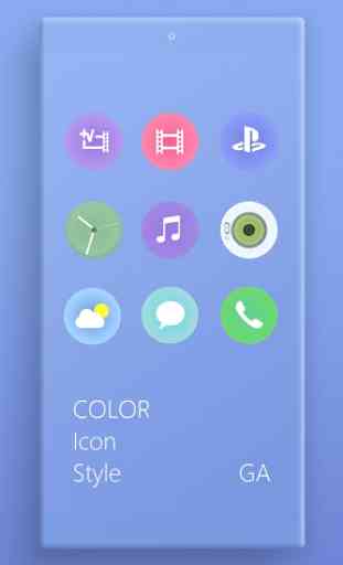 COLOR™ Theme | BLUE - Design For SONY  3