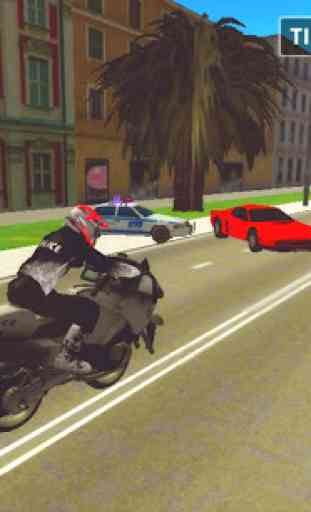 Crime City 3D Police Motorbike 4