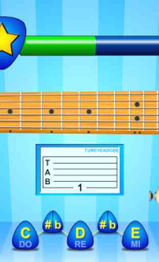 Learn music notes on your Guitar Fretboard 1
