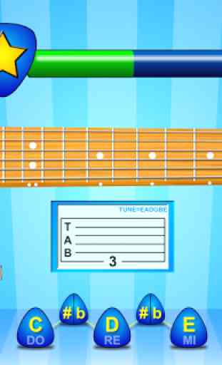Learn music notes on your Guitar Fretboard 2