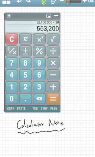 Calculator Note (Quick Memo) 1