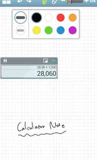 Calculator Note (Quick Memo) 2