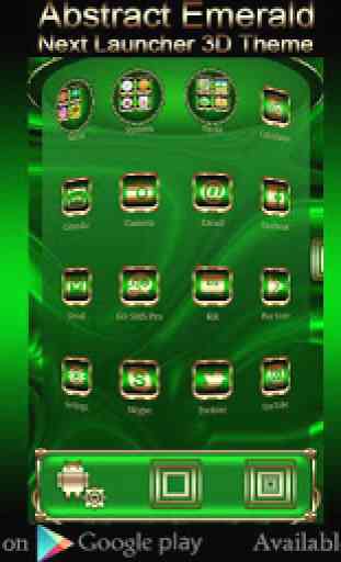 Free Abstract Emerald  Go locker theme 4