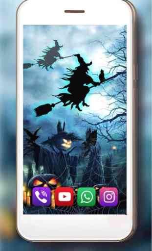Halloween Brujas 2019 Fondos Pantalla Animados 4