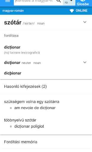 Román-Magyar szótár 1