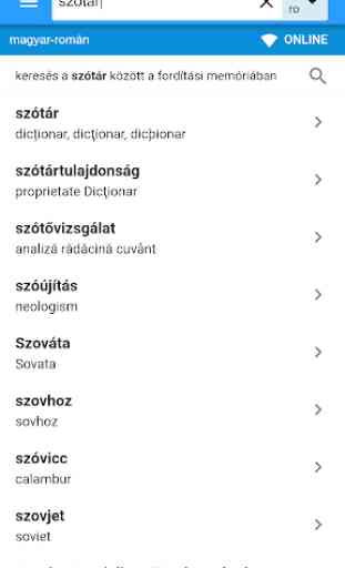 Román-Magyar szótár 2
