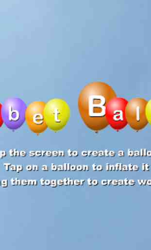 Alphabet Balloons Free for Kids 1
