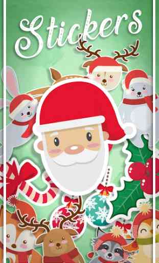 Crear Tarjetas de Feliz Navidad – Stickers 2