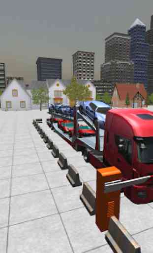 Coche Transporte Camión 3D 1