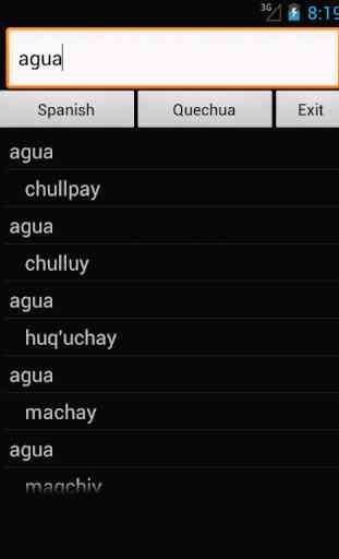 Quechua Spanish Dictionary 1