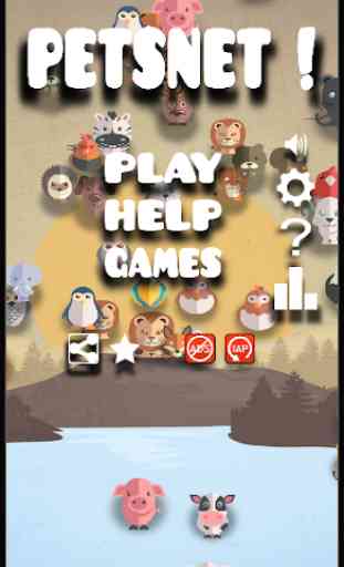 Animal connect game: PetsNet. Pet puzzle game free 1