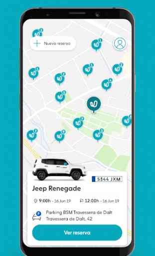 Ubeeqo Carsharing - Alquiler de coches por horas 3