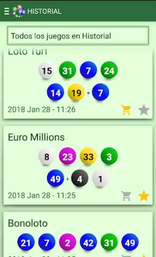 Generador de lotería EuroMillions con estadísticas 4