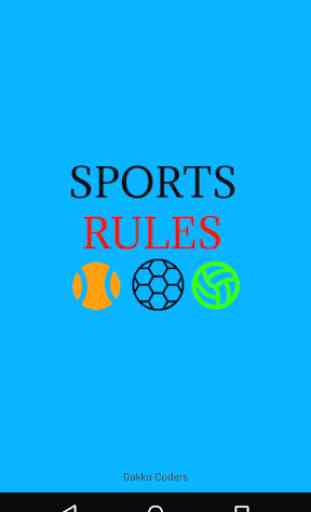 All Sports Rules 1