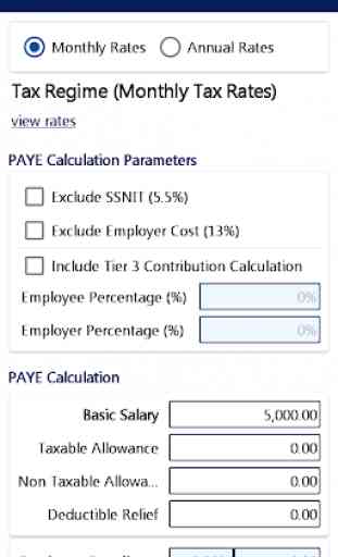 PAYE Tax Calculator 2