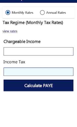 PAYE Tax Calculator 3