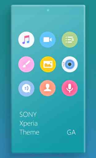 Theme XPERIA ON™ | Be Blue -  2