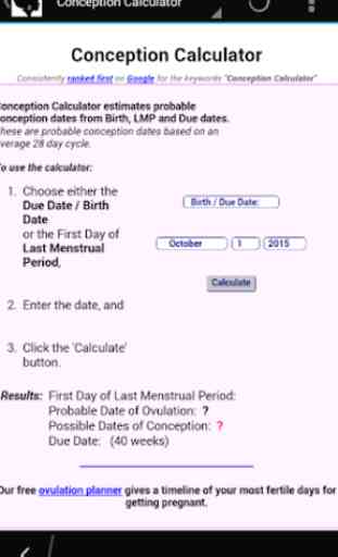 Period & Ovulation Calculator 2