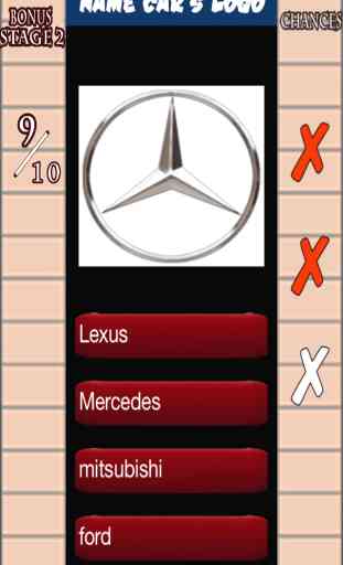 Coches Logos Quiz! (nuevo rompecabezas trivia juego de palabras de las imágenes móviles de automóviles populares) 2