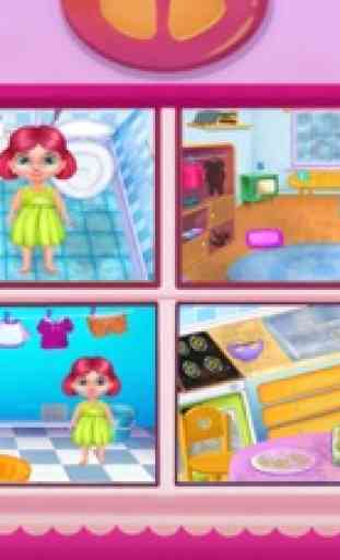 Limpieza de la casa limpiar la casa  juegos y actividades de limpieza en este juego para los niños y niñas - GRATIS 2