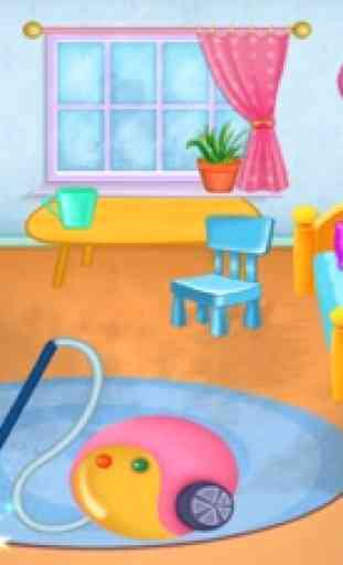 Limpieza de la casa limpiar la casa  juegos y actividades de limpieza en este juego para los niños y niñas - GRATIS 4