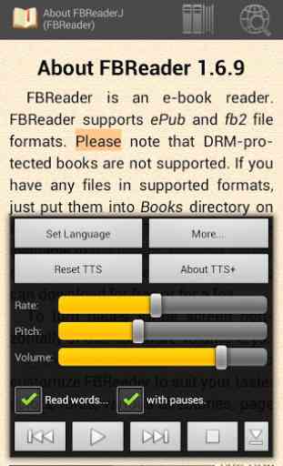 FBReader TTS+ Plugin 4