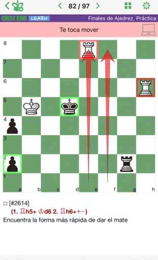 Finales de ajedrez. Práctica 2