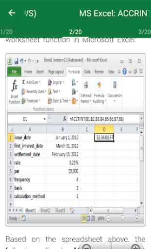 Funtions in Excel 4
