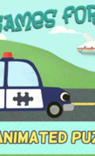 Juegos de coches para niños: Rompecabezas Vehículo 1
