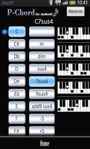 PChord  (Piano Chord Finder) 1