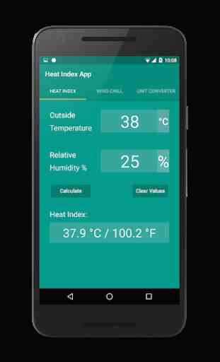 Heat Index App 2