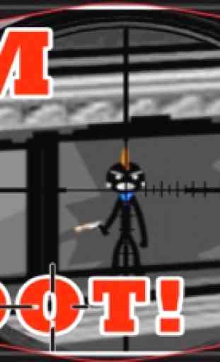A Clear Stick Man Sniper Shooter - 3D Perfect Assassin Shoot To Kill Games 2 4