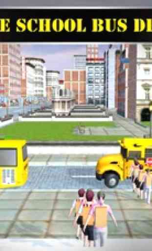 Controlador de autobús escolar 3D Kids Master Sim 1