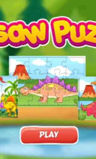 dinosaurio jurásico puzzles: juegos infantiles 1