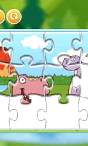 dinosaurio jurásico puzzles: juegos infantiles 3