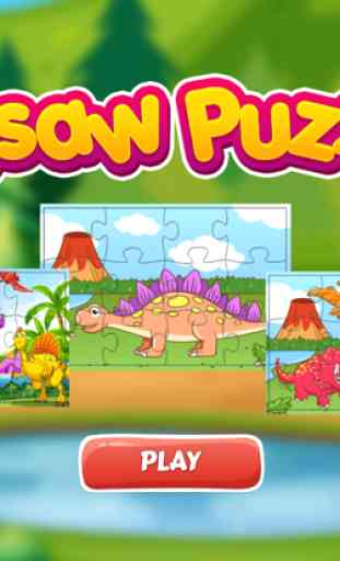dinosaurio jurásico puzzles: juegos infantiles 4
