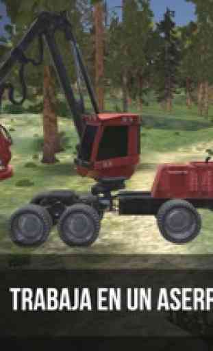 Forest Harvester Tractor 3D 1