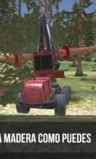Forest Harvester Tractor 3D 3