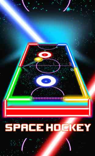Glow Hockey HD 2 - jugadores neon light air hockey 1
