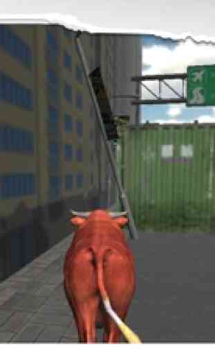 3D Bull Simulador - simulador de animales enojado y la ciudad de la destrucción juego de simulación 3