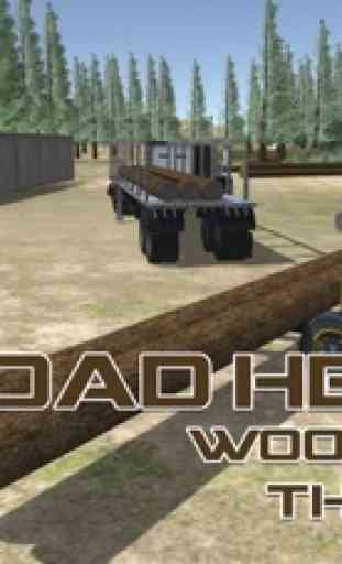 3D conductor de camión de la tala - conducir camión de carga de mega en este juego de simulador de conducción 1