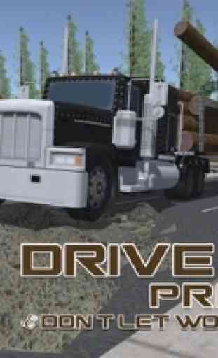3D conductor de camión de la tala - conducir camión de carga de mega en este juego de simulador de conducción 2