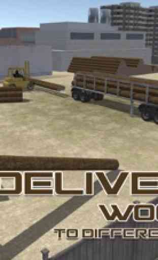 3D conductor de camión de la tala - conducir camión de carga de mega en este juego de simulador de conducción 3