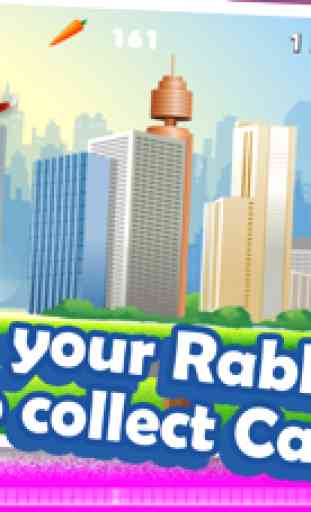 A SuperHeroes Rabbit Dash Jump Flying Fun Run Games for  Kids 2