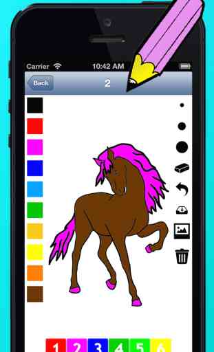 Coloring Pages of Horses for Toddlers: Learn to draw and color 1