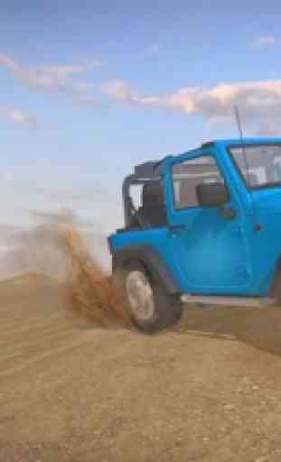 Desierto de Offroad Jeep 4 x 4 Safari - Sim 3D de 4