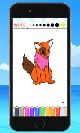 El lobo para colorear libro: Aprende a color y dibujar un lobo, la hiena y más, juegos gratis para los niños 4